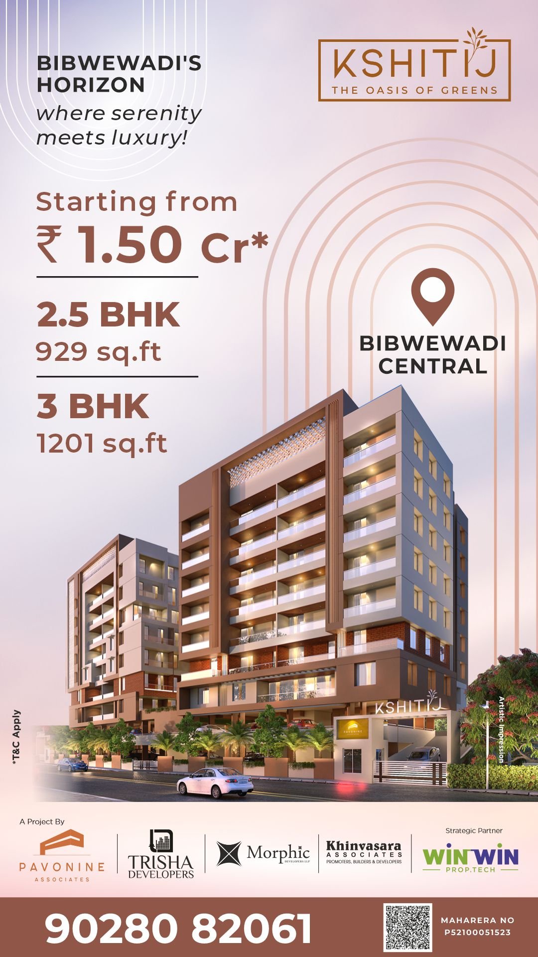 Kshitij Residences: 2.5 and 3 Bhk Luxurious Residential Property in Bibwewadi, Pune