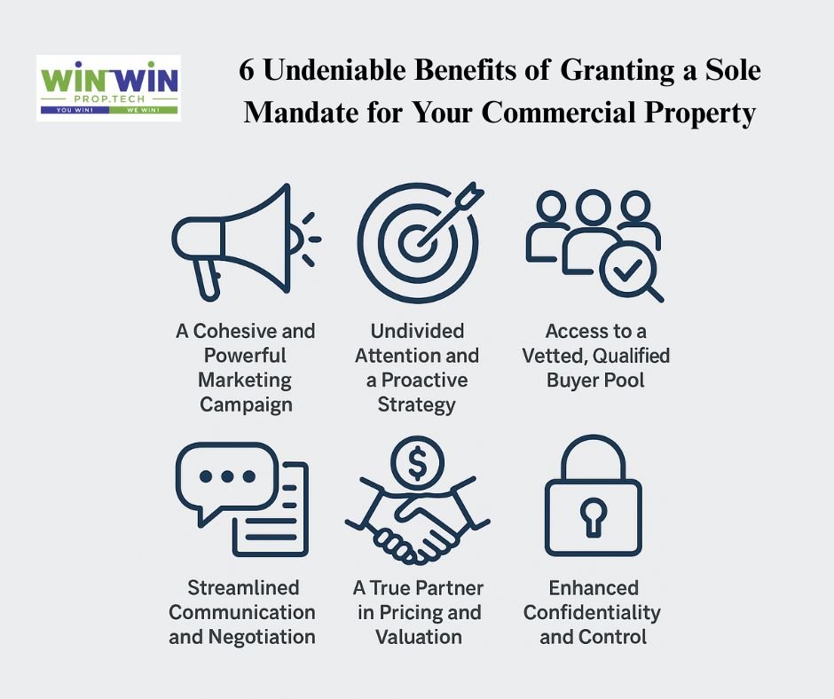 6 Undeniable Benefits of Granting a Sole Mandate for Your Commercial Property